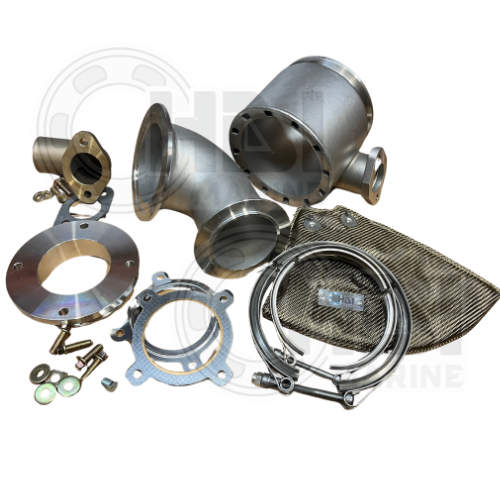 CQ Stainless Steel Exhaust Elbow for Cummins QSC 8.3 & QSB 6.7/6.9
