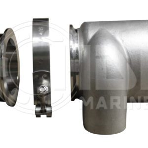 SM3-4 Straight Mixer Kit - Stainless Steel Exhaust Elbow