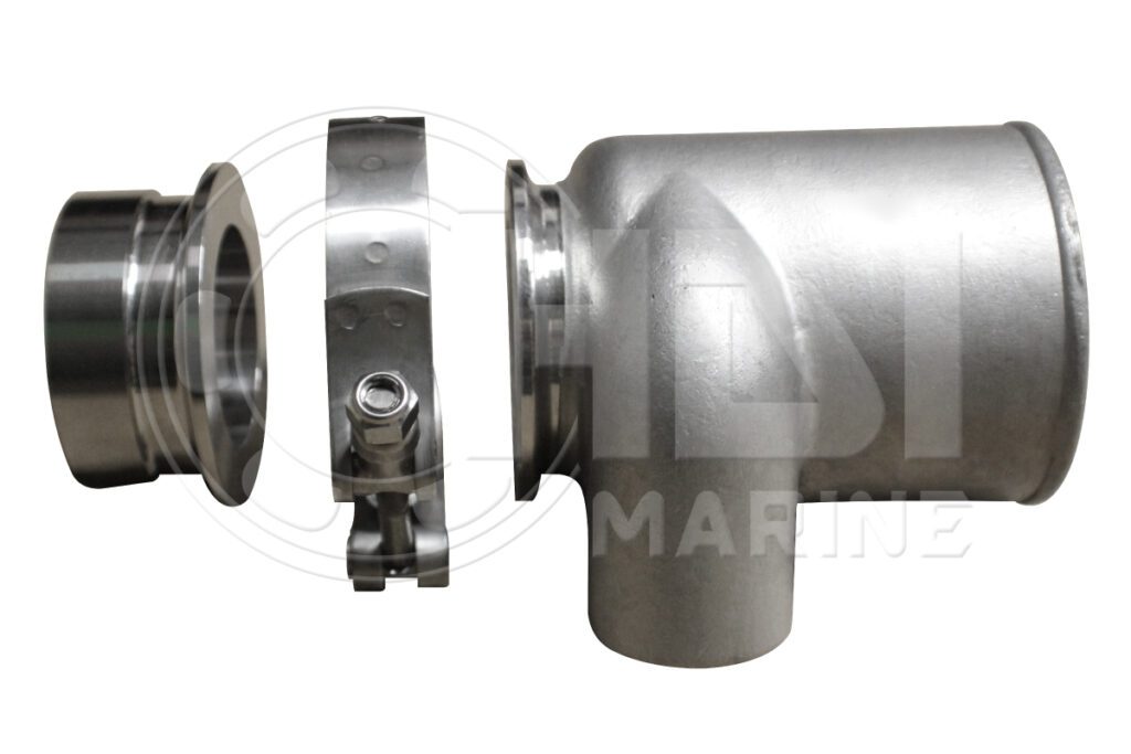 SM2-3 Straight Mixer Kit - Stainless Steel Exhaust Elbow