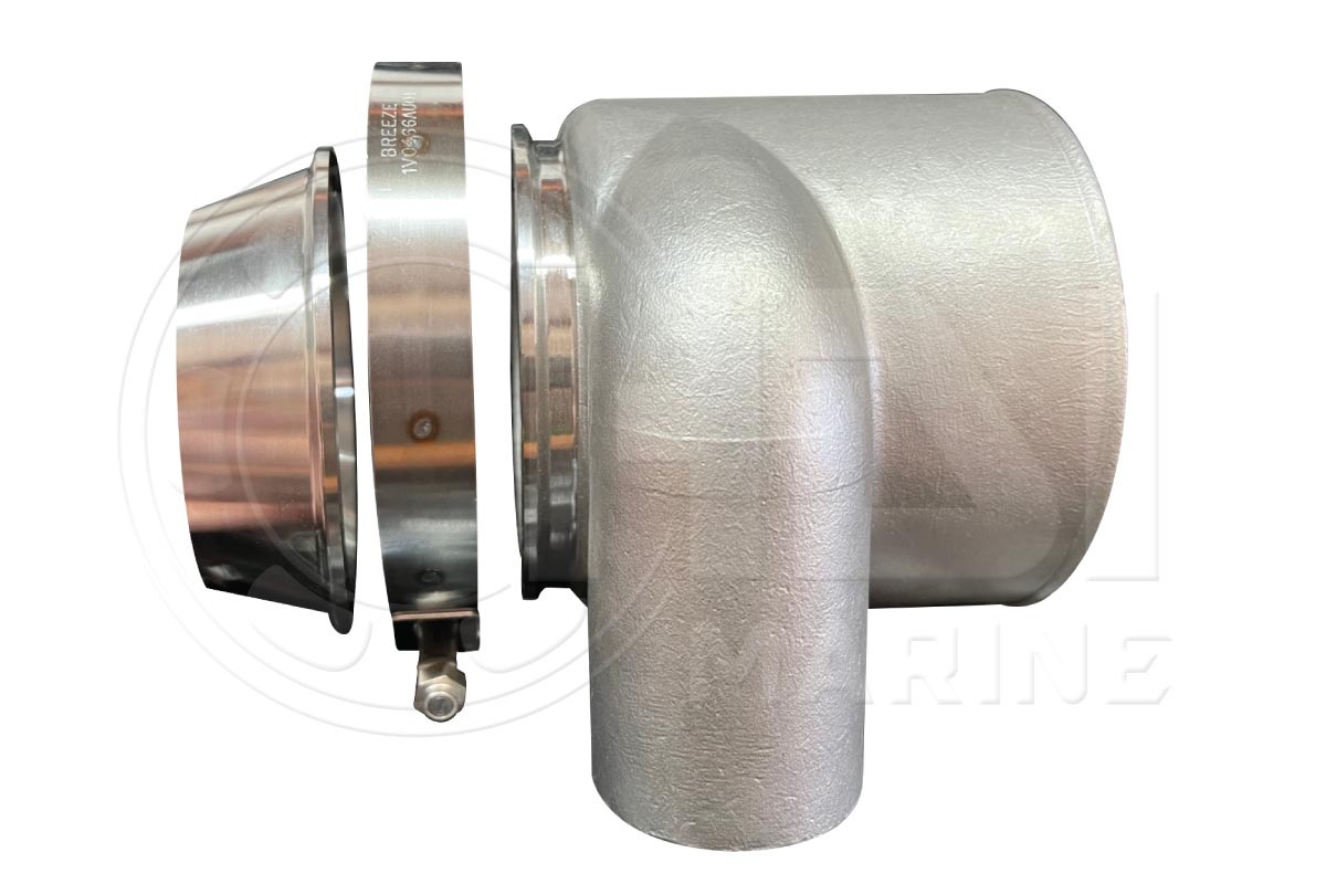 SM3-5 Straight Mixer Kit – Stainless Steel Exhaust Elbow
