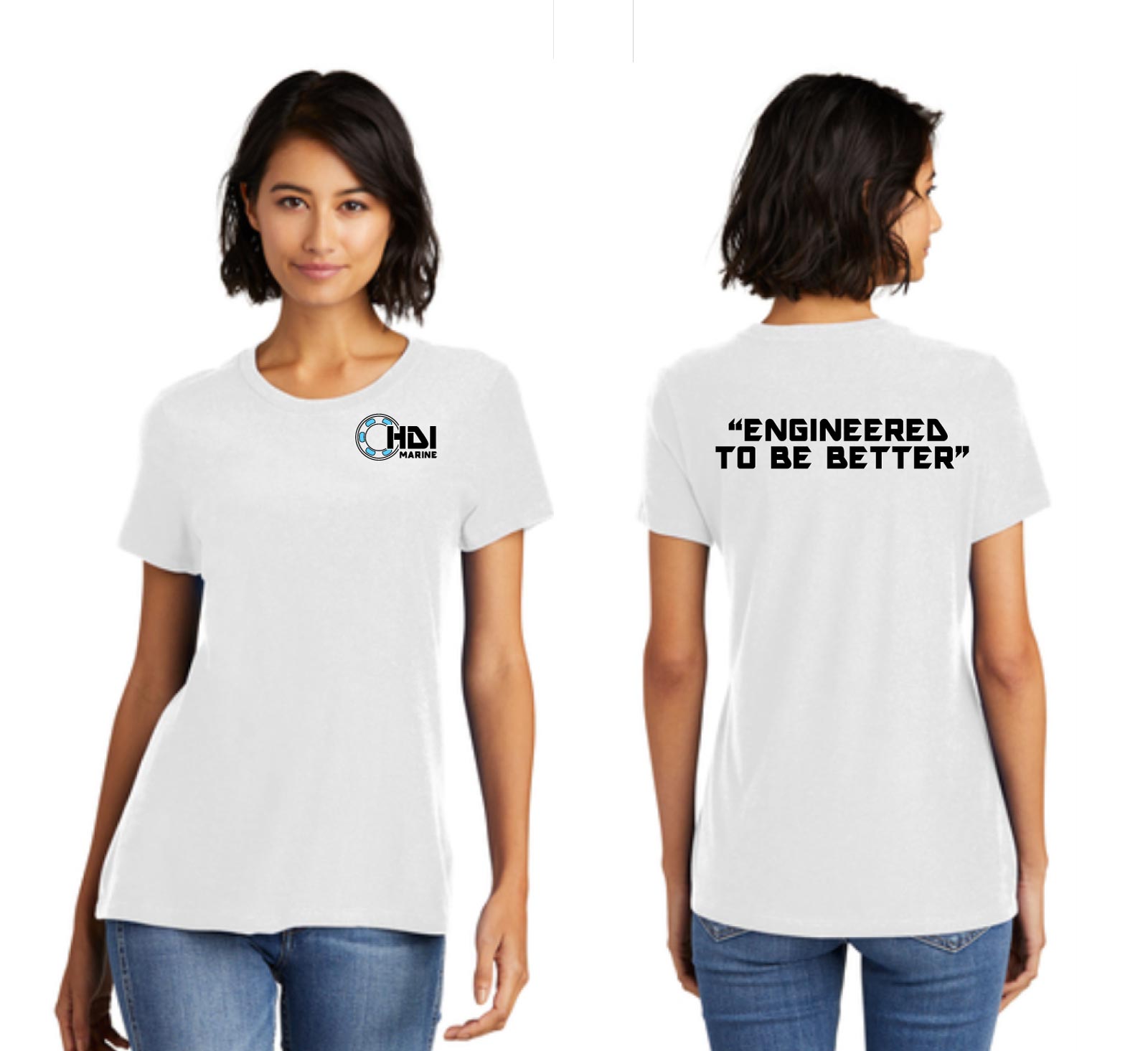 Womens Short Sleeve Tri-blend Tee
