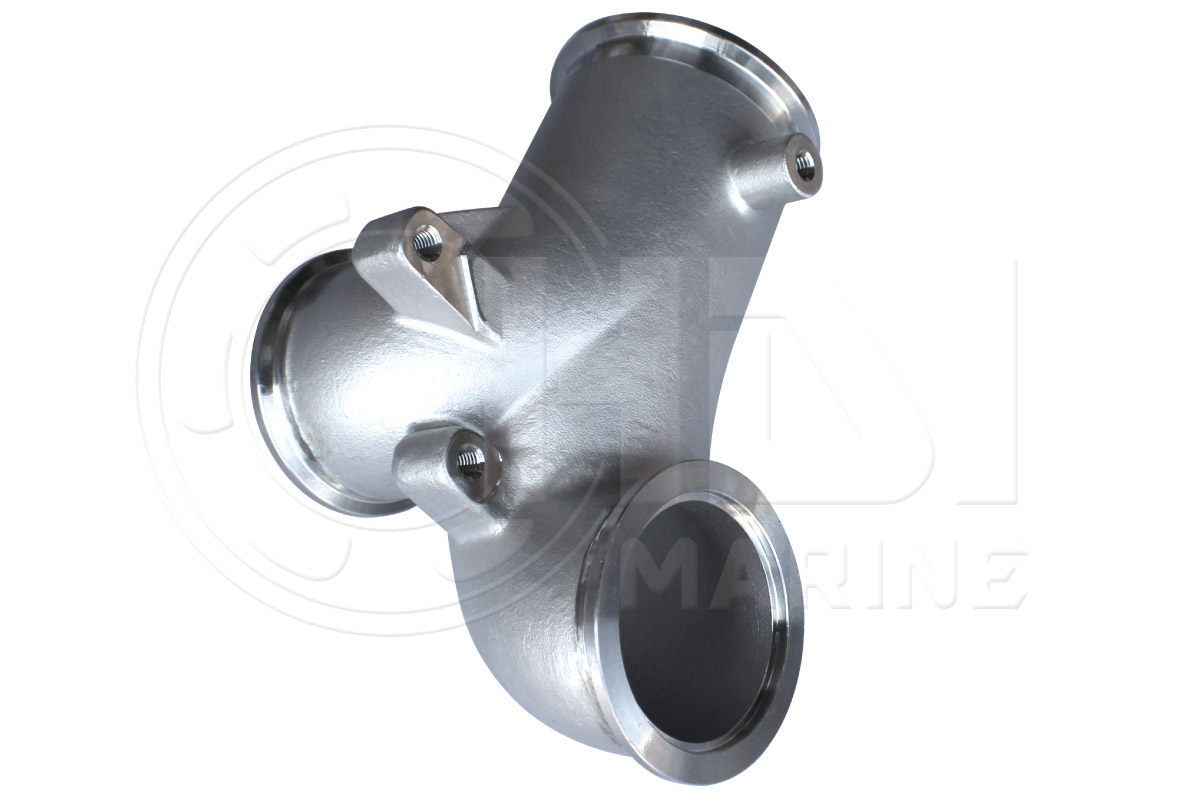 HOT6 Stainless Dry Elbow for Yanmar 8LV