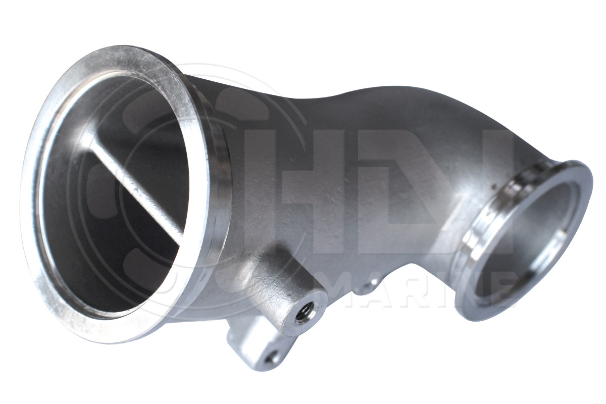 HOT6 Stainless Dry Elbow for Yanmar 8LV