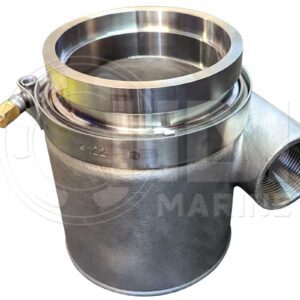 SM4-5 Straight Mixer Kit - Stainless Steel Exhaust Elbow