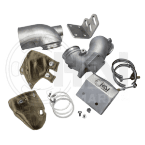 HOT4KIT4 - Stainless Steel Exhaust Kit for Yanmar 4LH (Z) series