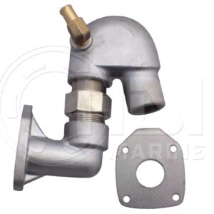 QMKIT Stainless Steel Exhaust Kit for Yanmar QM Series Engine
